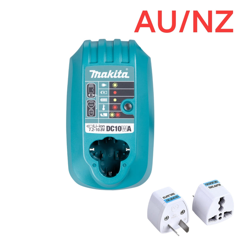 thumbnail image 2 of Wedinard 10.8V 12V Battery Charger For Makita Lithium Batteries 100-240V DC10WA DF030D (EU Plug 2 of 10