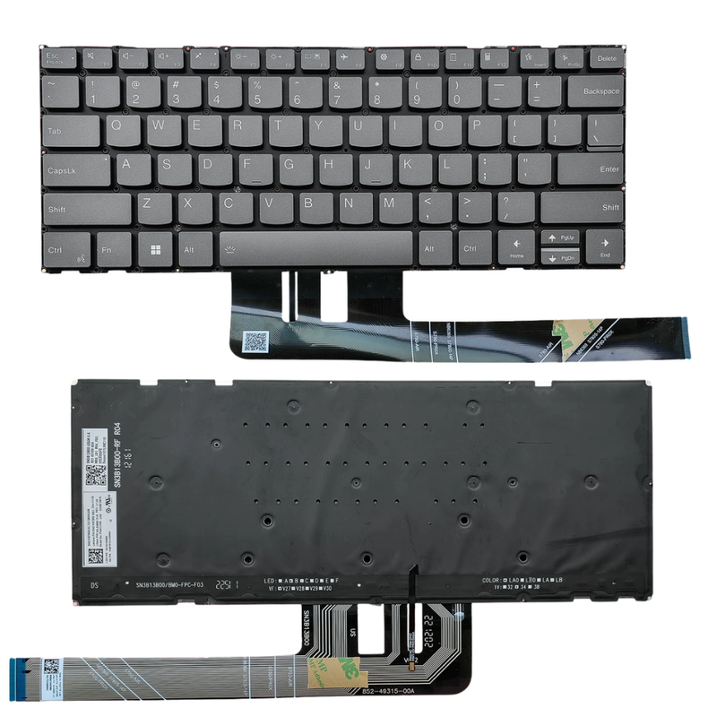 Chargez l'image dans la visionneuse de la galerie, Lenovo Yoga Pro 7 14IAH10 Series - Laptop Keyboard With Backlit US English Layout - Polar Tech Australia
