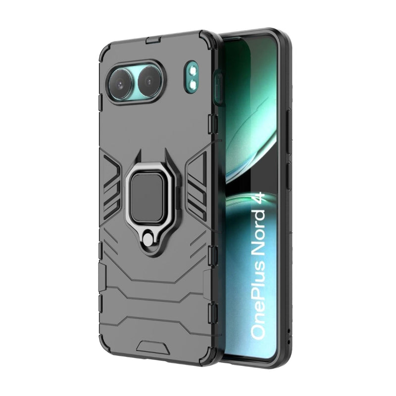 Chargez l&#39;image dans la visionneuse de la galerie, OnePlus Nord 4 - Heavy Duty Armor Case With Ring Holder Stand
