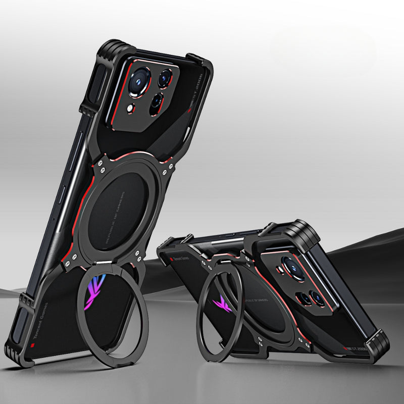 Chargez l&#39;image dans la visionneuse de la galerie, Asus ROG Phone 9 / 9 Pro - Mechanical Arm Borderless MagSafe Holder Metal Phone Case - Polar Tech Australia
