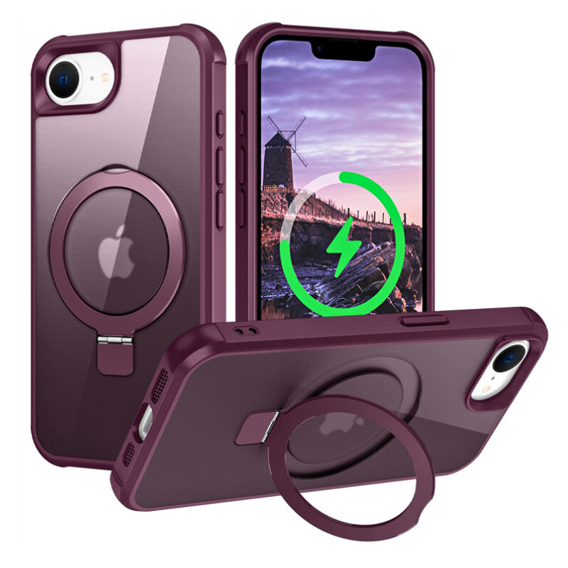 Cargue la imagen en el visor de la galería, [Magsafe Compatible][360° Rotating Stand] Apple iPhone 16e Full-coverage Shockproof Essentials Series Case - Polar Tech Australia
