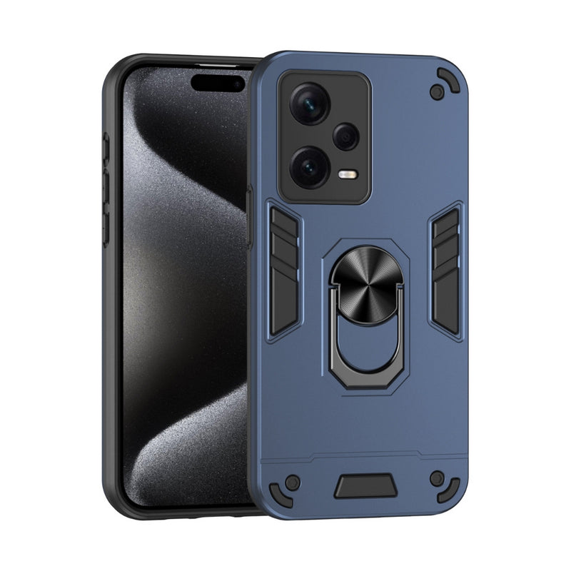 Chargez l&#39;image dans la visionneuse de la galerie, Xiaomi Redmi Note 12 5G - Shockproof Metal Ring Holder Phone Case
