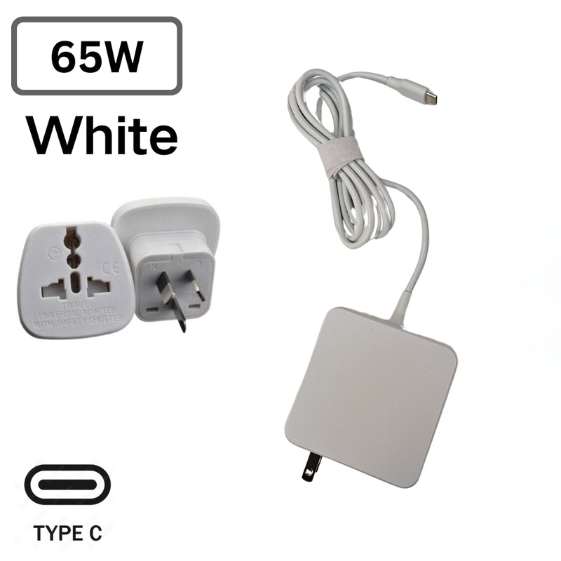 Load image into Gallery viewer, [65W][Type-C] Universal Apple MacBook Lenovo ASUS DELL XPS LG  Laptop AC Wall Travel Charger Travel Adapter - Polar Tech Australia
