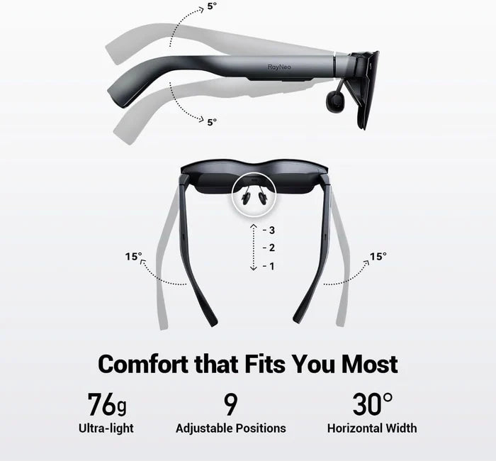Load image into Gallery viewer, FFalcon RayNeo AR Glass Air 2 - Portable Pocket 201&quot; 120Hz AR VR XR Glass Wearable Monitor - Polar Tech Australia
