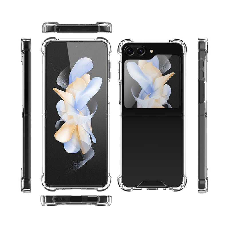 Cargue la imagen en el visor de la galería, Samsung Galaxy Z Flip 3 (SM-F711) - Transparent PC + TPU Shockproof Phone Case
