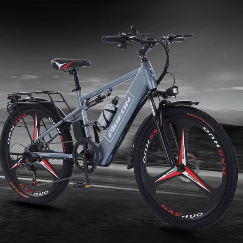 Chargez l&#39;image dans la visionneuse de la galerie, Flying Pigeon 400W 26 inch Wheel Type High Power Mountain Bike Long Range Electric Bike Bicycle
