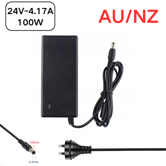 [OEM][24V-4.17A][6.3×3mm] For Zebra ZC300 GK420D GX430T GX420T GX420D HC100 ZD500R ZXP Series - DC Power Supply Adapter Charger