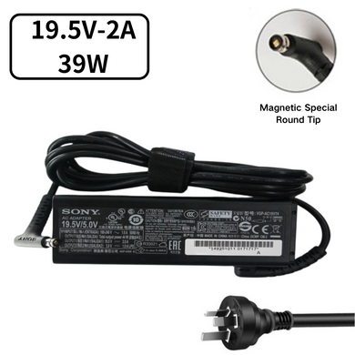 [39W/19.5V-2A] [VGP-AC19V74] Sony VAIO Tap 11 / Z Flip AC Power Adapter Laptop Wall Charger (AU Plug) - Polar Tech Australia