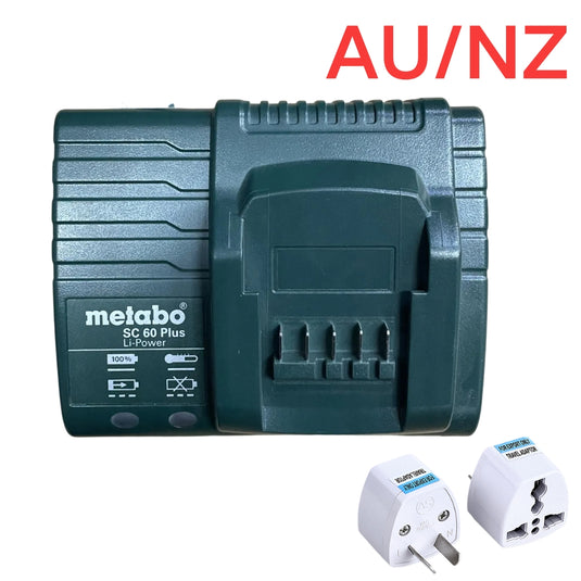 [SC 60 Plus][10.8V-2.6A] Genuine Original Metabo Fast Charger Electrical Tool Li-ion Battery - Replacement Charger - Polar Tech Australia