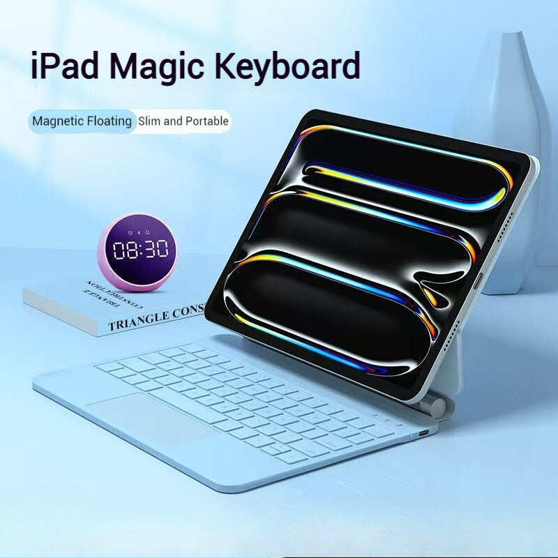 Chargez l&#39;image dans la visionneuse de la galerie, [With Touchpad][Magic Keybord] Apple iPad Pro 13-inch 7th Gen (2024) Smart Multi-Touch Trackpad Magnetic Wireless Keyboard Case With RGB Backlit - Polar Tech Australia
