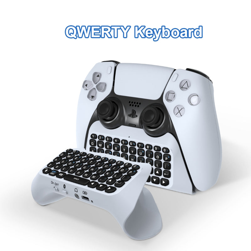 Load image into Gallery viewer, PS5 Keyboard 2.4G Wireless Chatpad for PS5 Controller (Controller not Included)
