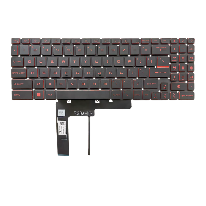 Load image into Gallery viewer, MSI Stealth A16 AI+ Studio A1V MS-15F3 MS-15F4 Series - Laptop Keyboard With Backlit US English Layout - Polar Tech Australia
