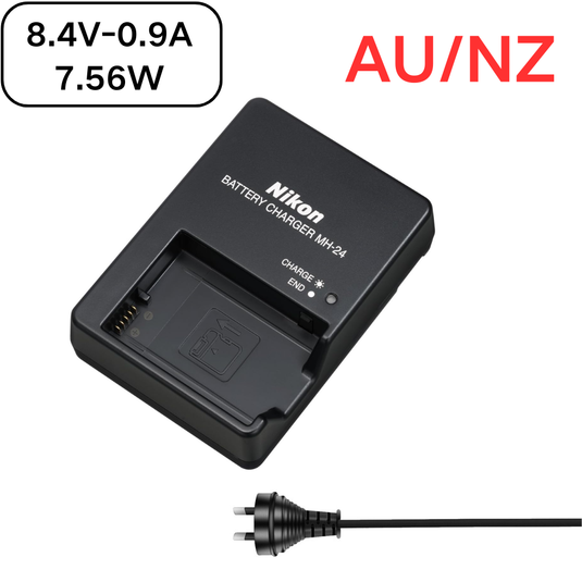 [MH-24][8.4V-0.9A] Nikon D3400 D3100 D3200 D5100 D5200 P7100 D5300 D5600 D5600 D3300 D5200 D3500 Series - Camera Charger Power Supply Adapter