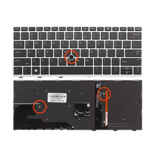 HP Elitebook x360 830 G5 G6 HSN-I22C / ZHAN X13 G2 Series - Laptop Keyboard With Back Light US Layout - Polar Tech Australia