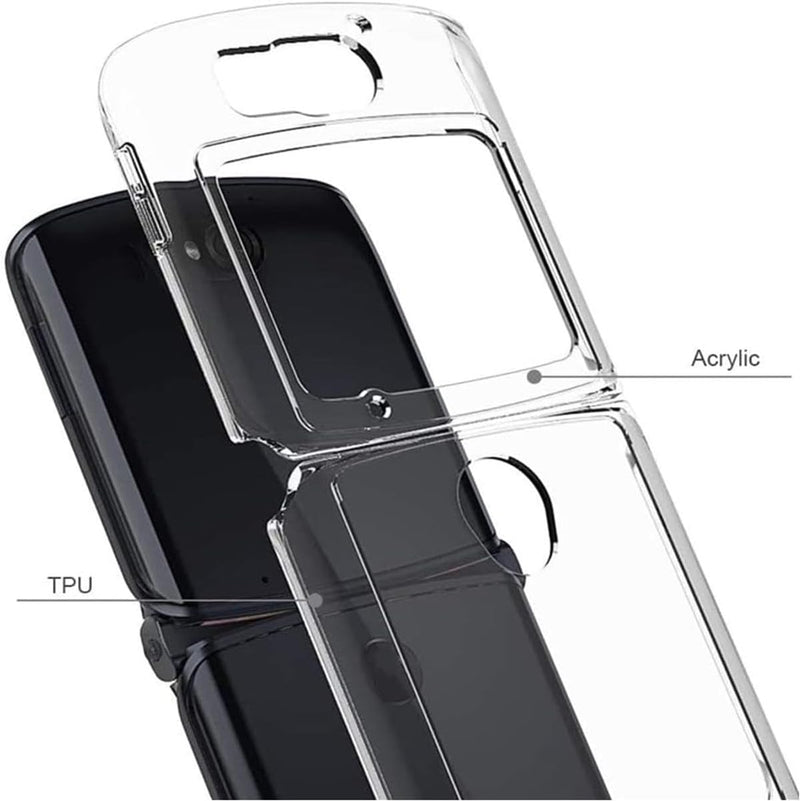 Chargez l&#39;image dans la visionneuse de la galerie, Motorola Moto Razr 5G 2020 - AirPillow Cushion Transparent Soft Clear TPU Case - Polar Tech Australia
