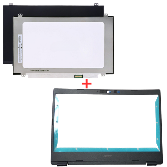 [With Bezel Frame] Acer TRAVELMATE SPIN P4 TMP414-51 14" 14.0 Inch Series - Laptop Non Touch Display LCD Screen Module Panel