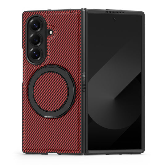 Samsung Galaxy Z Fold8 Ultra 5G - Aramid Fiber Magnetic Phone Case with 360° Rotating Stand