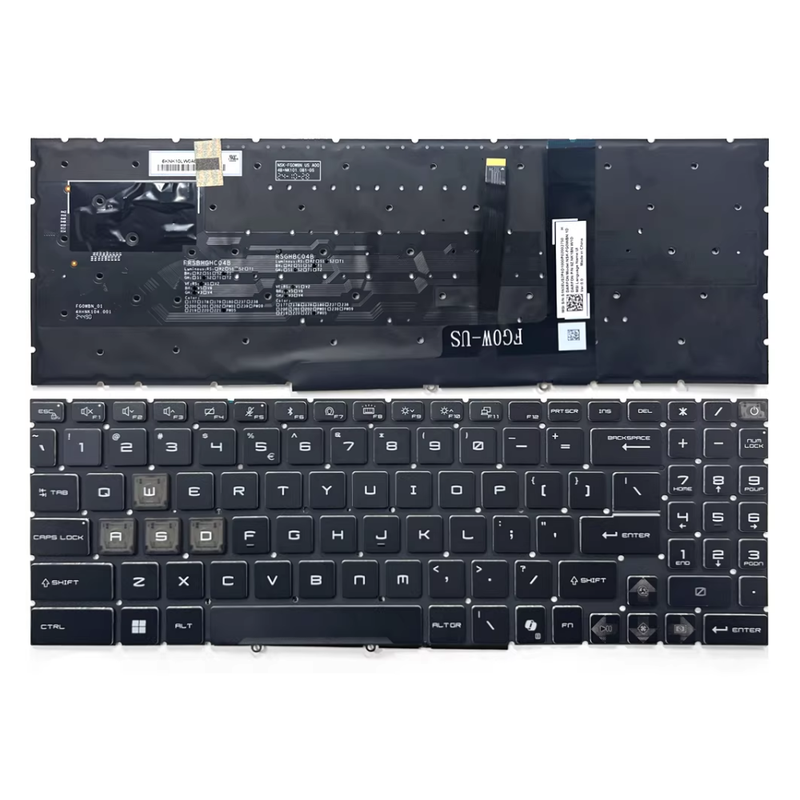 Chargez l'image dans la visionneuse de la galerie, MSI Crosshair A16 A17 A18 HX D8W A8W Series - Laptop Keyboard With Backlit US layout
