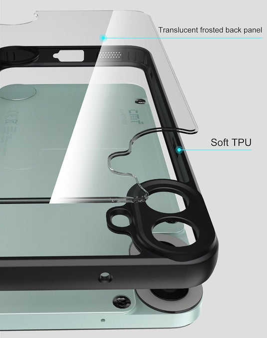 Nothing CMF Phone 1 - Shockproof Hard PC Back  Soft TPU Bumper Case - Polar Tech Australia