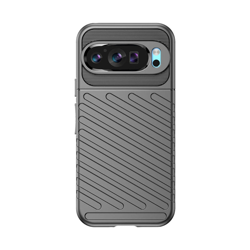 Cargue la imagen en el visor de la galería, Google Pixel 9 Pro XL - Thunder Series Twill Texture Thickened Anti-fall Protection TPU Case - Polar Tech Australia

