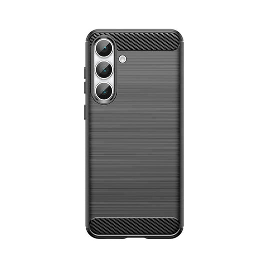 Samsung Galaxy S25 FE (SM-S731) - Carbon Fiber Brushed Texture TPU Phone Case