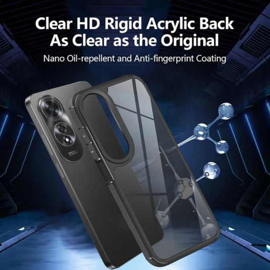 OPPO A38 & A18 - Acrylic + TPU Transparent Shockproof Phone Case - Polar Tech Australia