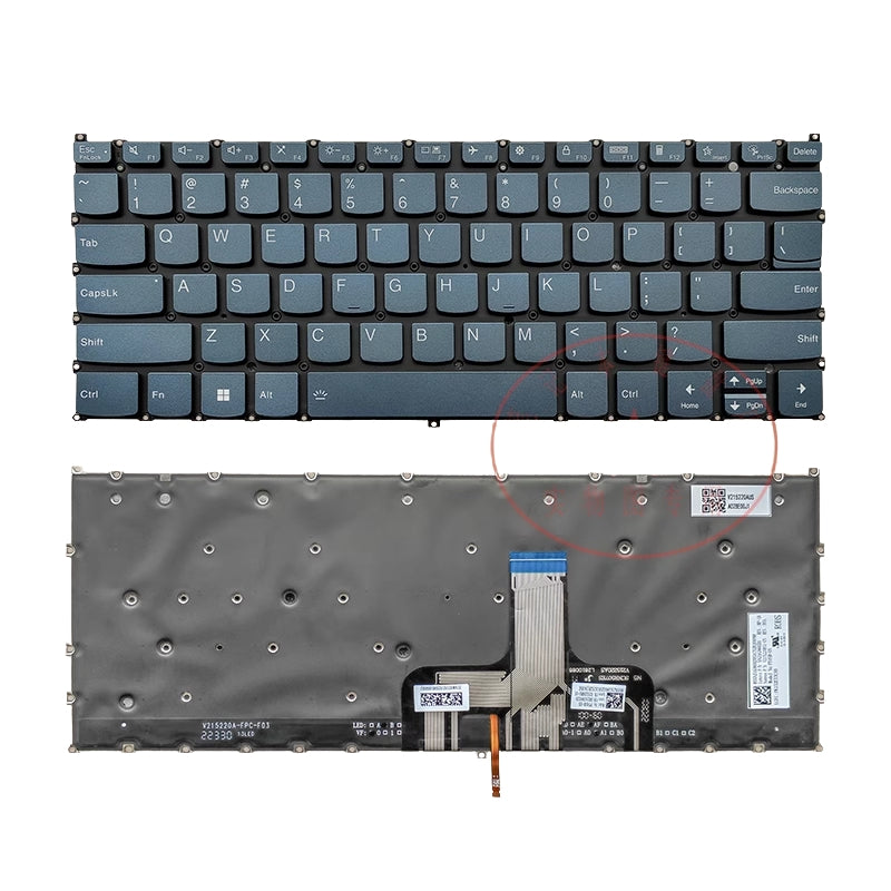 Cargue la imagen en el visor de la galería, Lenovo Yoga 7 14ARP8 14IRL8 / Slim 7 ProX 14ARH7 14IAH7 14.5&quot; 14.5 Inch Series - Laptop Keyboard With Backlit US Layout - Polar Tech Australia
