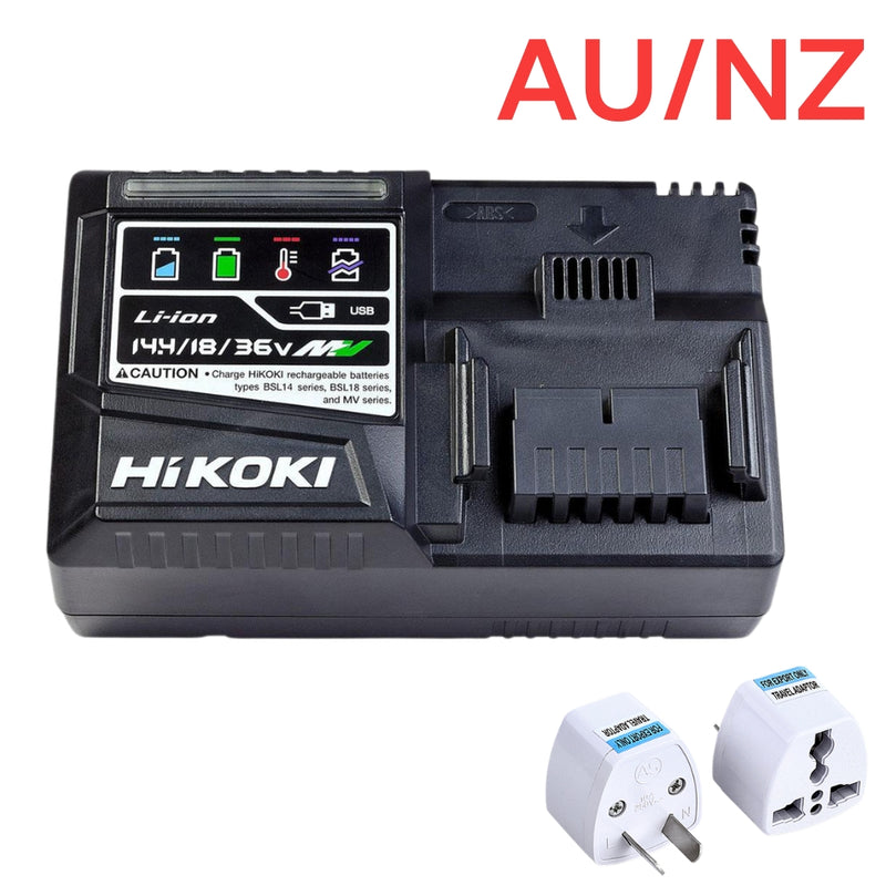 Cargue la imagen en el visor de la galería, [UC 18YSL3][14.4V~18V-8.0A] Genuine Original Hitachi / Hikoki Fast Charger Electrical Tool Li-ion Battery - Replacement Charger - Polar Tech Australia
