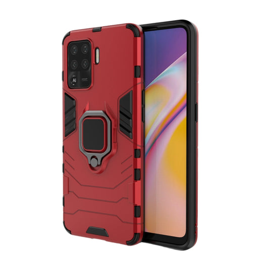 OPPO A94 5G (CPH2211) - Heavy Duty Armor Case With Ring Holder Stand - Polar Tech Australia