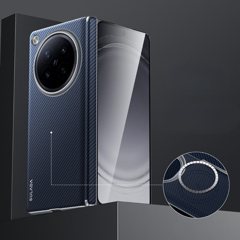 Load image into Gallery viewer, OPPO Find N6 - Kevlar Texture PC Shockproof Phone Case - Polar Tech Australia
