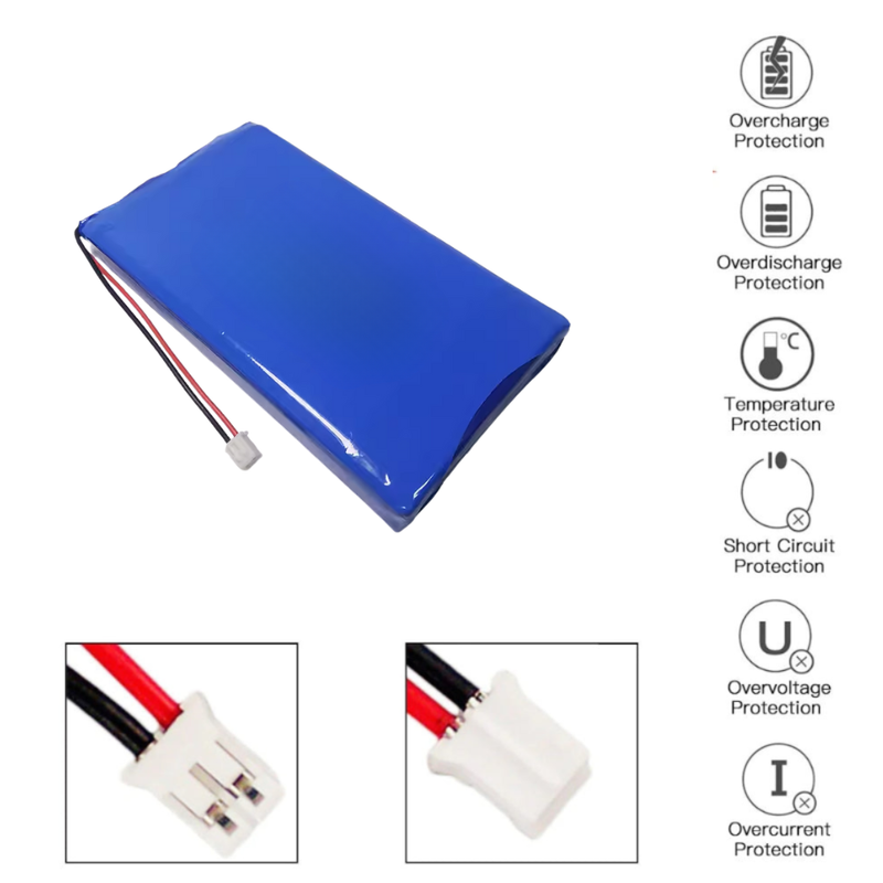 Load image into Gallery viewer, [PH2.0-JST Connector][126050] Universal 2200mAh 7.4V Rechargeable Li-Ion Lithium Polymer Battery - Polar Tech Australia

