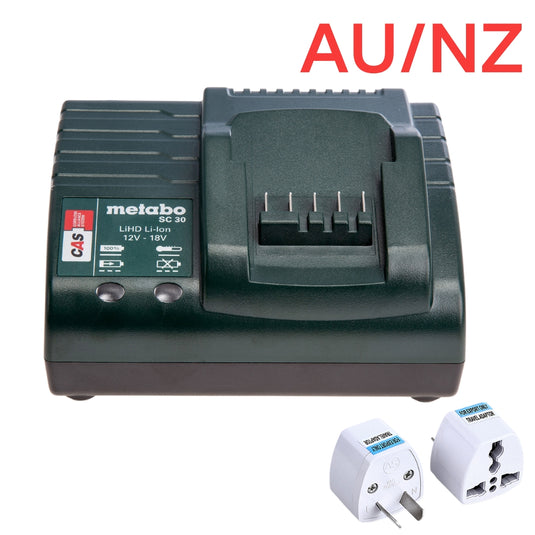 [SC 30][10.8V-2.6A] Genuine Original Metabo Fast Charger Electrical Tool Li-ion Battery - Replacement Charger - Polar Tech Australia