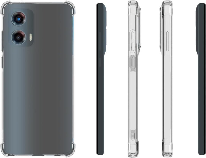 Cargue la imagen en el visor de la galería, Motorola Moto G Stylus 5G 2024 - AirPillow Cushion Transparent Soft Clear TPU Four Corners Protective Case - Polar Tech Australia
