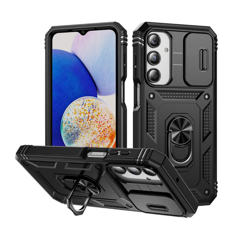 Chargez l&#39;image dans la visionneuse de la galerie, Samsung Galaxy A17 (SM-A176) - Sliding Camshield TPU + PC Phone Case with Holder
