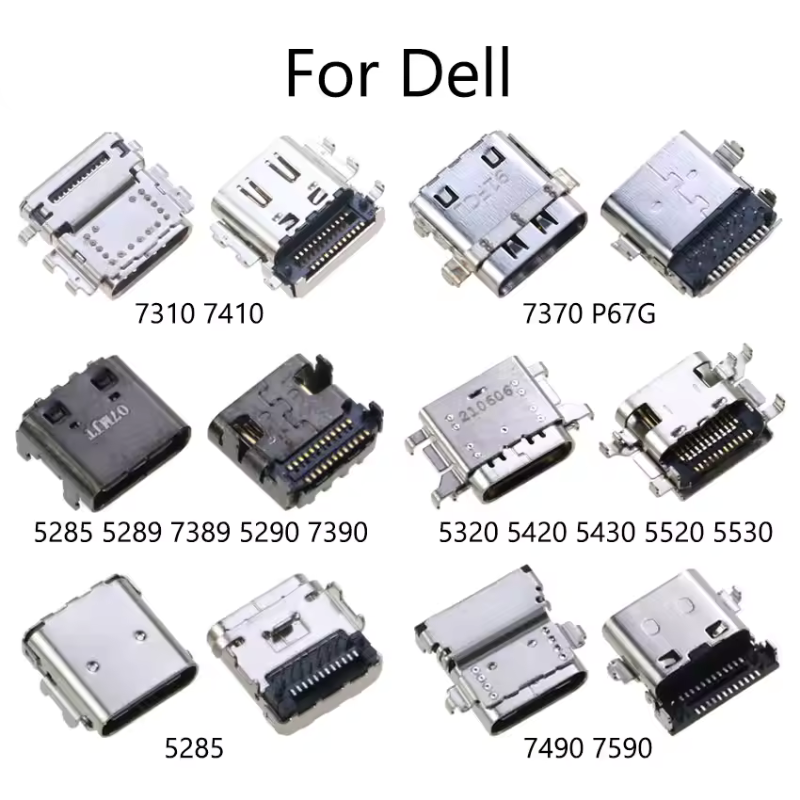 Cargue la imagen en el visor de la galería, Dell Latitude 7310 7410 7370 P67G 5258 5290 7390 5320 5420 7490 7590 Series - Laptop DC Power Jack Charging Port Connector

