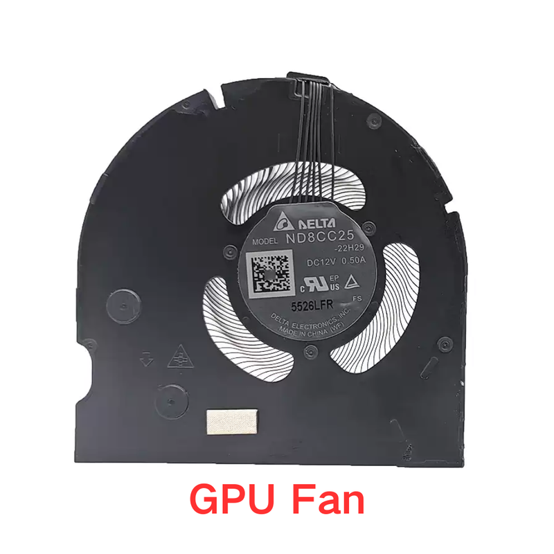 Chargez l'image dans la visionneuse de la galerie, Lenovo ThinkPad P16v Gen 1 Series - Laptop CPU &amp; GPU Cooling Fan
