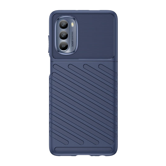 Motorola Moto E32/G22 - Thunder Series Twill Texture Thickened Anti-fall Protection TPU Case