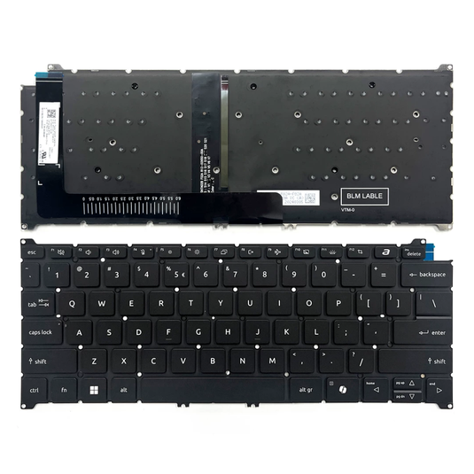 Acer Swift 14 SF14-71 / Swift 5 SF514-56 SF514-56T N21H2 N24H1 Series - Laptop Keyboard With Backlit US English Layout