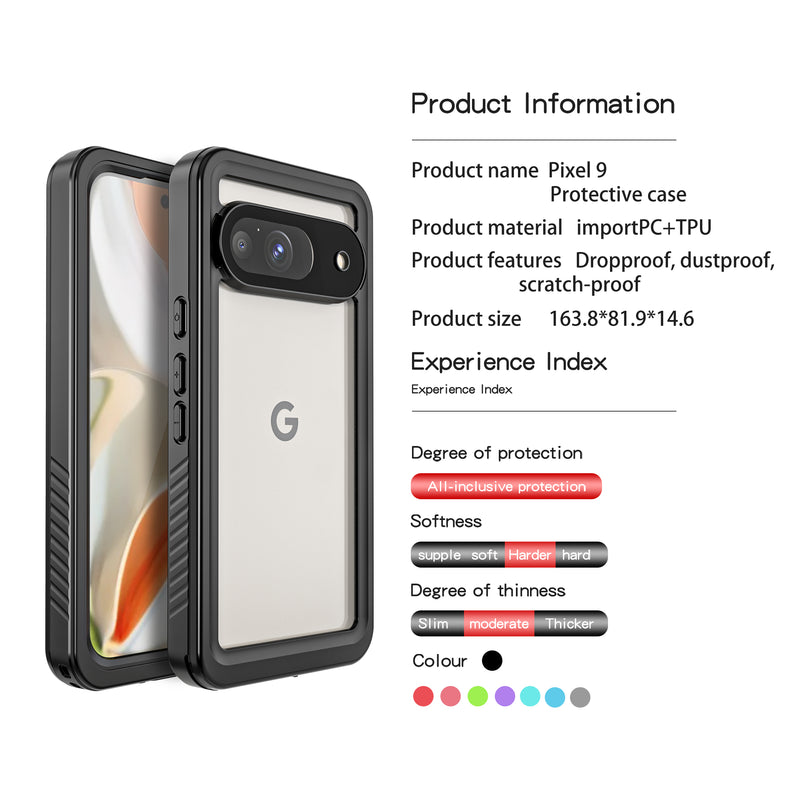 Load image into Gallery viewer, [FS Series] Google Pixel 9 (G2YBB) - Redpepper Full Covered Waterproof Heavy Duty Tough Armor Case - Polar Tech Australia
