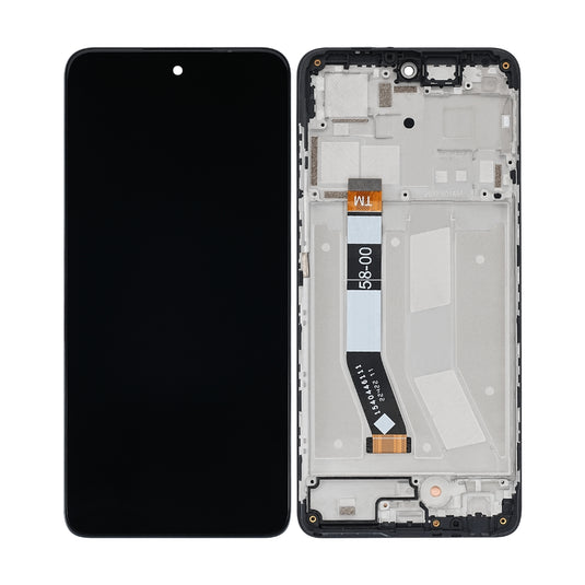[With Frame] Motorola Moto G73 - LCD Display Touch Digitizer Screen Assembly