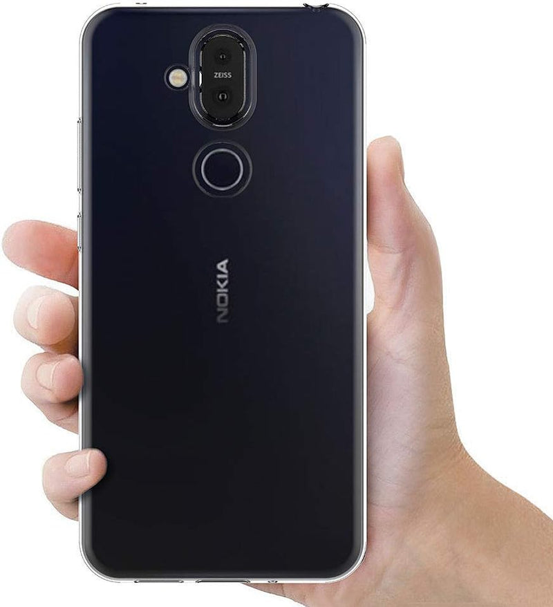 Chargez l&#39;image dans la visionneuse de la galerie, Nokia 8.1 - AirPillow Cushion Transparent Soft Clear TPU Four Corners Protective Case - Polar Tech Australia
