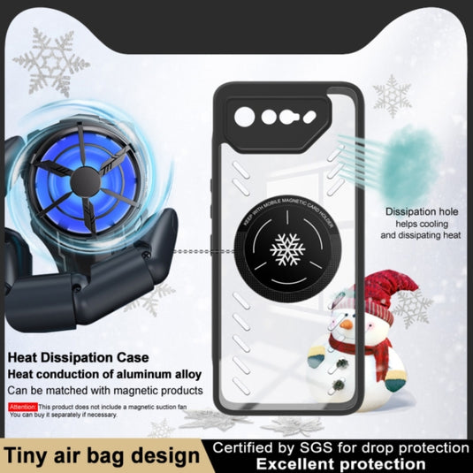 Asus ROG Phone 6 / 6 Pro / 6D - imak UX-9A Series Four-corner Airbag Shockproof Heat Dissipation Phone Case