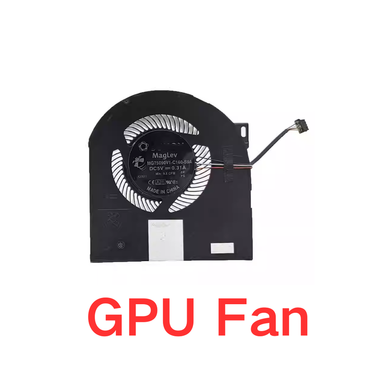 Chargez l'image dans la visionneuse de la galerie, Dell Precision 7530 P74F001 Series - Laptop CPU &amp; GPU Cooling Fan Cooler With Heatsink
