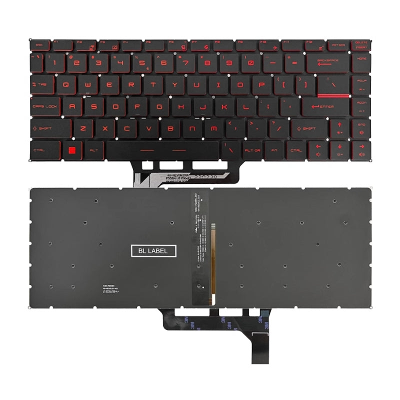 Load image into Gallery viewer, MSI GF63 MS-16R1 MS-16R2 MS-16R3 MS-16R4 MS-16R5 Series - Laptop Keyboard With Backlit US Layout
