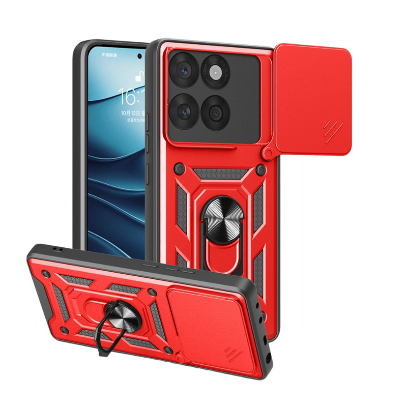 Load image into Gallery viewer, Motorola Moto Edge 60 Fusion - Heavy Duty Ring Holder Case with Shockproof &amp; Camera Guard Design - Polar Tech Australia
