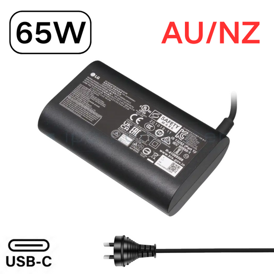 [65W][Type-C] Genuine Original LG Gram USB C - Laptop AC Wall Travel Charger Travel Adapter - Polar Tech Australia