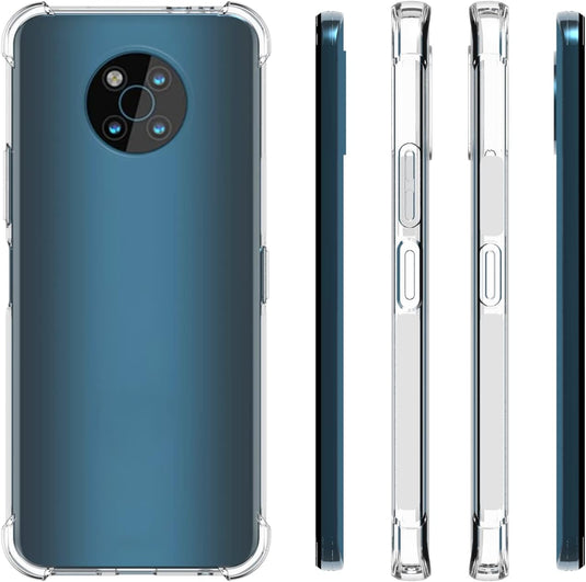 Nokia G50 5G - AirPillow Cushion Transparent Soft Clear TPU Four Corners Protective Case - Polar Tech Australia