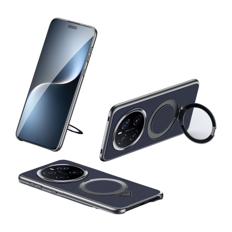 Load image into Gallery viewer, Honor Magic7 (PTP-AN00) - Top Grain Leather MagSafe Magnetic Holder Phone Case
