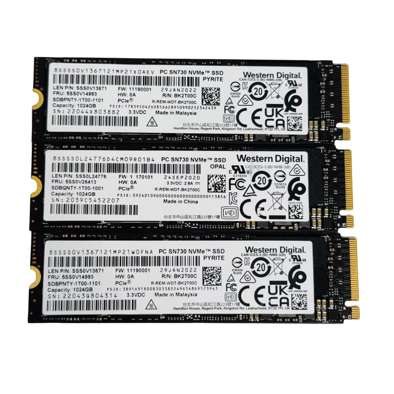 Load image into Gallery viewer, [Pre-Installed Windows System] WD SN730 M.2 NVME PCIE3.0*4 - SSD Solid State Hard Drive
