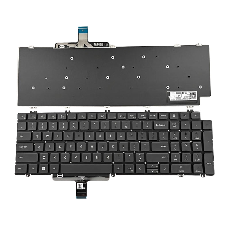 Cargue la imagen en el visor de la galería, Dell Latitude 5520 5521 5530 5531 5540 Series - Laptop Keyboard With Backlit US Layout
